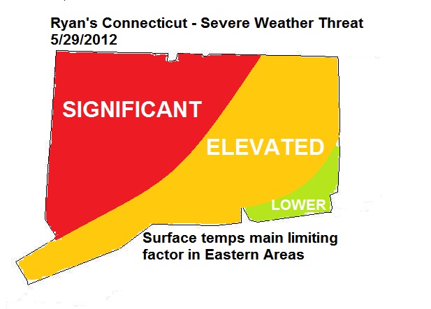 Map – Severe Weather Potential&nbsp;5/29/2012